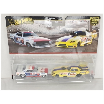 Hot Wheels 1:64 2 pack Premium - Plymouth Cuda FC 1972 + Rob'n Pinks